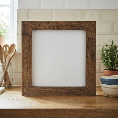 Eleganter rustikaler Bilderrahmen 10x8 Zoll mit Echtglas - vielseitiges Display
