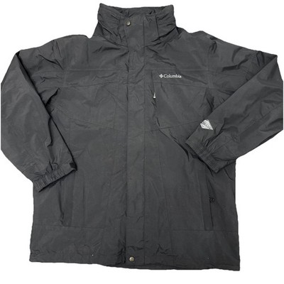 Columbia Bugaboo Interchange 3-in-1 Jacket Men s Large Black SM7799 Omni-Tech