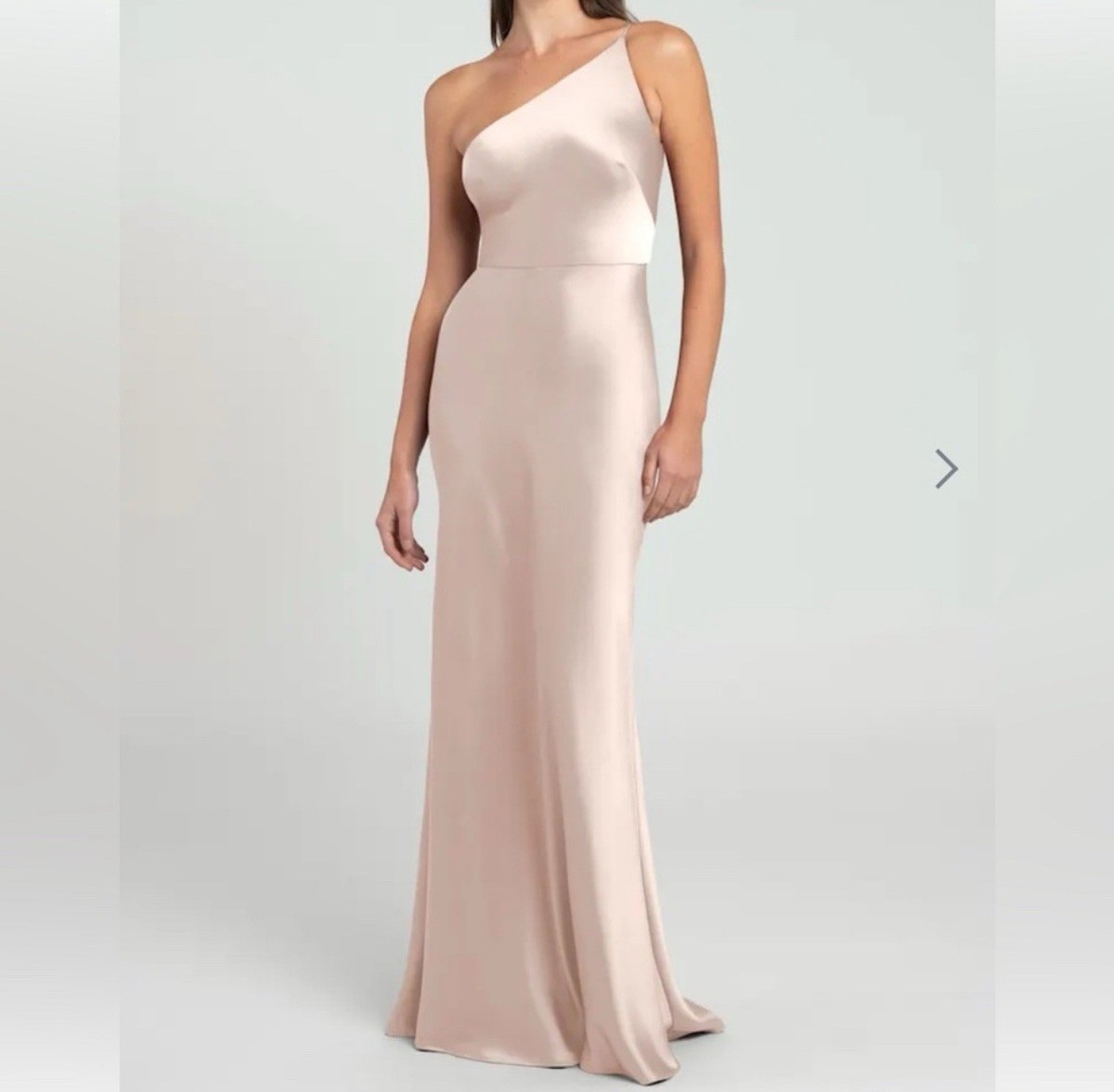 NEW Jenny Yoo Bridesmaid Dress Luxe Satin One Shoulder Dress Prosecco Size 0 | eBay NEW Jenny Yoo Bridesmaid Dress Luxe Satin One Shoulder Dress Prosecco Size 0 | eBay