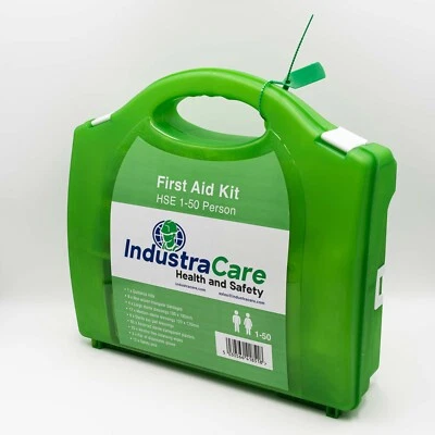 IndustraCare 1-50 Person Economy HSE Standard Compliant First Aid Kit (Large)