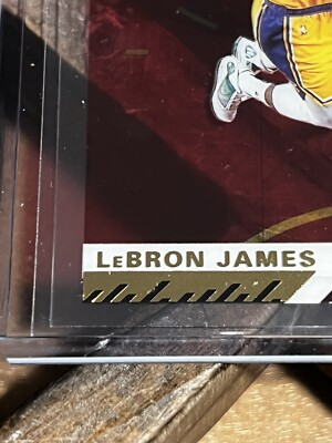 2019-20 Panini Donruss Clearly Lebron James Acetate Gold Foil | eBay