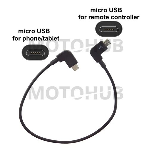OTG RC Data Transfer Cable for DJI Phantom 3 4 Inspire 1 2 Android Micro USB