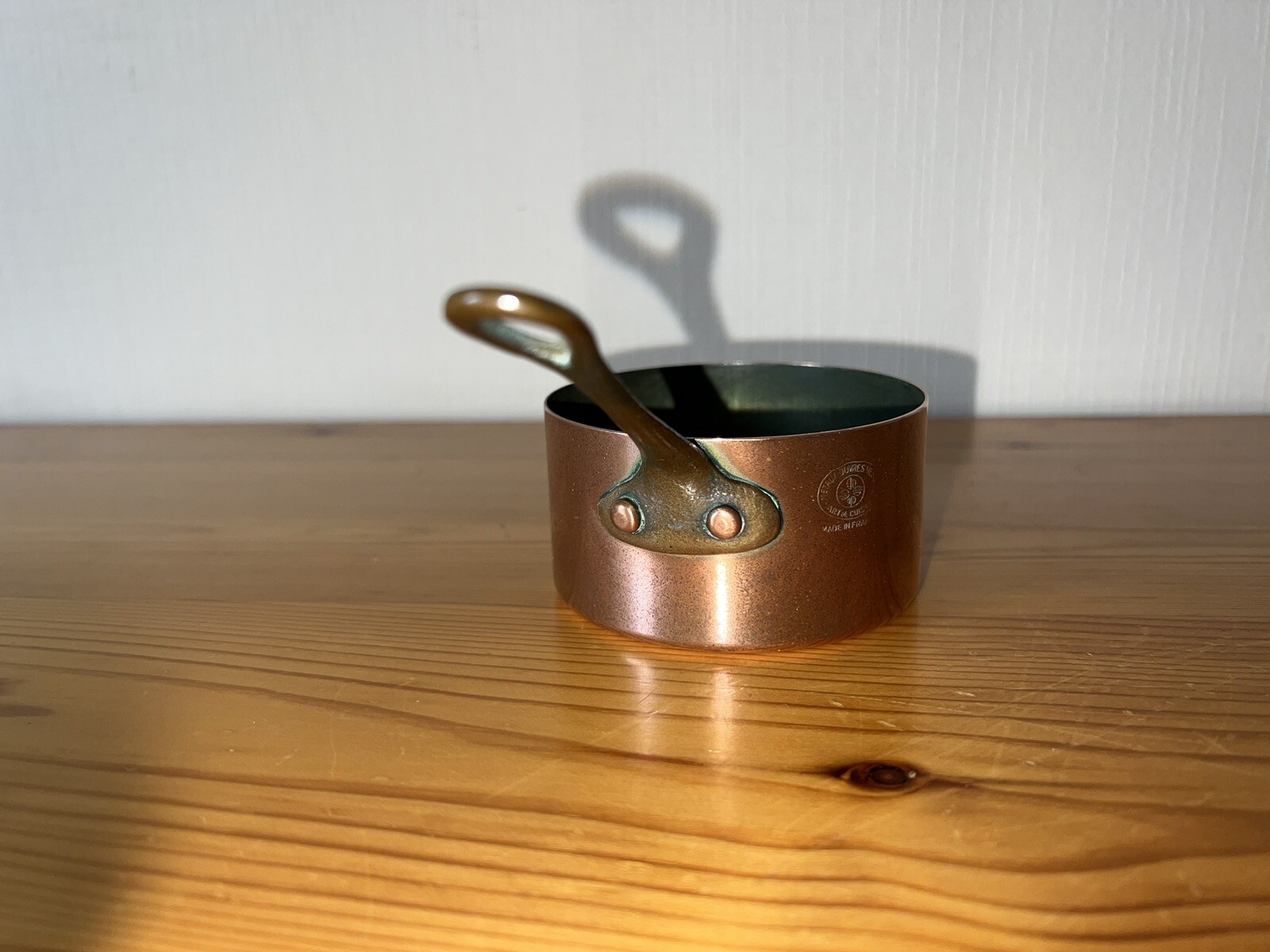 Casserole En Cuivre X4 MÉTAUX OUVRES VESOUL ART et CUISINE FRANCE