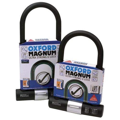 Oxford Magnum Bügelschloss (170 x 315 mm) mit Halterung Motorrad Security OF173 T