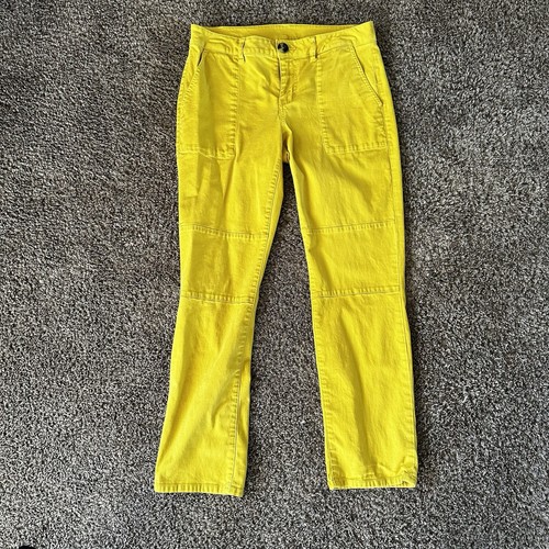 CAbi Yellow Women's Straight Leg Chinos Size 8 | eBay