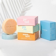 Solid Shampoo Bar 100%Vegan Free of Sulfates Silicons 50g=400ml to 600ml