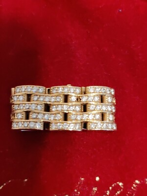 Maillon de Panthère 18K Yellow Gold 2.60 ct Diamond Ring