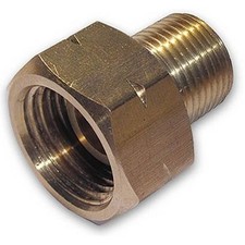 Profi Adapter f&uuml;r Propangasflaschen, Gasflaschen kurz links G3/8  auf 21,8L
