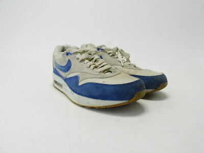 2013 NIKE AIR MAX 1 ID WHITE/BLUE/GREY SIZE 12 [433213-998] MEN'S SHOES