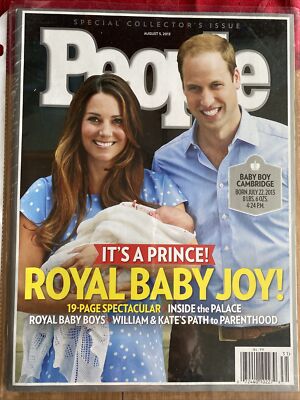 Prince William Kate Royal Baby People Magazine 2013 Baby