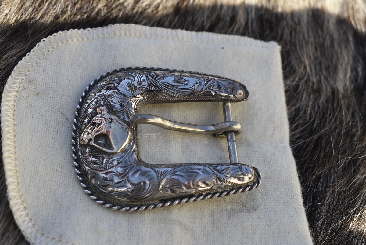 Sunset Trails シルバー×14K ベルトバックル Sunset Trails シルバー×14K ベルトバックル Sunset Trails シルバー