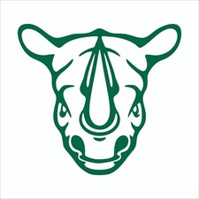 Rhino Vinyl Decal / Sticker 2(TWO) Pack