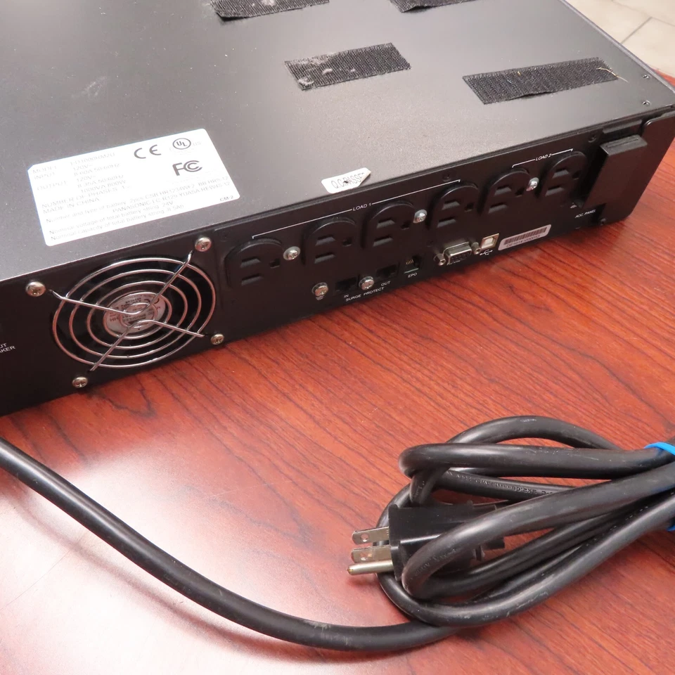 Minuteman Endeavor Series UPS ED1000RM2U 6 Outlets 2U Rack/Tower No Batteries - Image 4 of 4