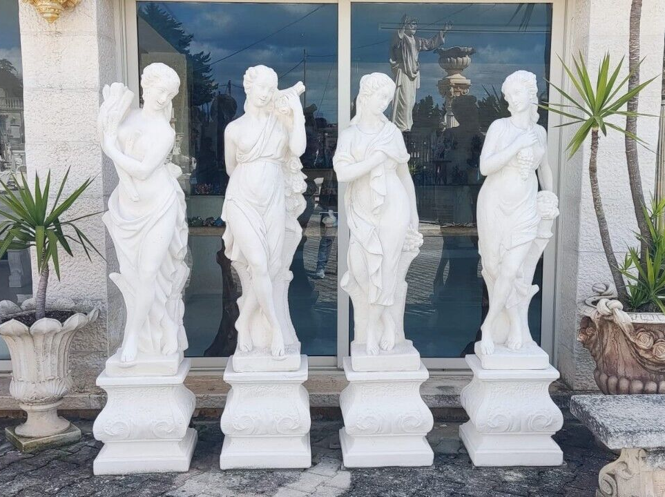 Sculture greche in marmo di Poseidone, decorazioni da giardino in vendita