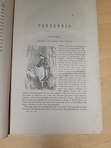 The History Of Pendennis William Mackpeace Thackeray 1855 Set In 2 Vols. Harper - Picture 19 of 21