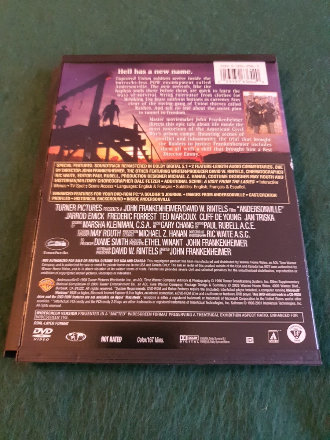 Andersonville (DVD, 1996) for sale online eBay