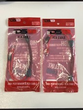 NEW 2 Pack 1 Female 2 Male RCA Splitter Cable Audio Competition Rated DS18 R1F2M