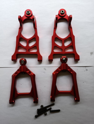 HD Alloy Front Suspension A Arm set Upper/Lower fit 1/5 HPI Baja 5B 5T 5SC Rovan