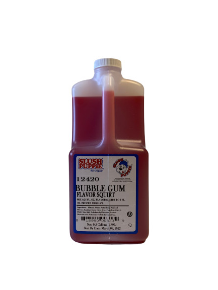 Slush Puppie Bubble Gum Flavor .5 Gal - Flavor Squirt used with Neutral Base