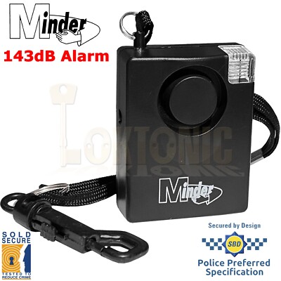 Minder Personal 143 dB verkauft sichere Panik Vergewaltigung Angriff Alarm Strobe Taschenlampe 5 Jahre Warra