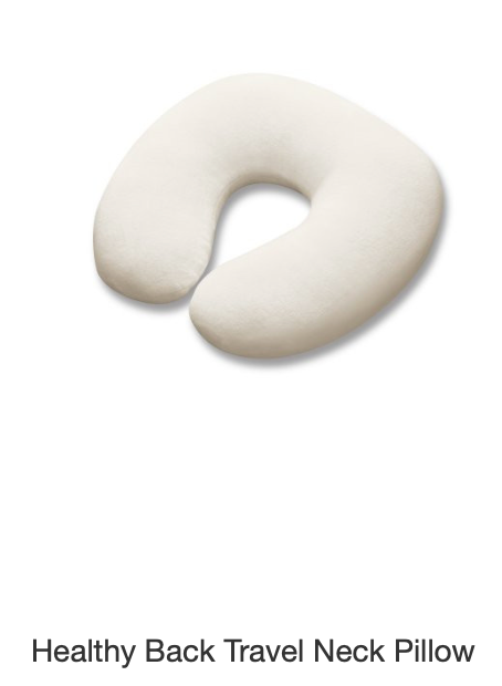 Ultra-Comfortable Memory Foam Travel Pillow for Neck Support  
