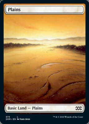 MTG PLAINS 373 EXC - PIANURA - 2XM FULL ART - MAGIC