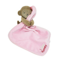 JUST ONE YOU CARTER'S MONKEY SECURITY BLANKET STUFFED ANIMAL PLUSH RATTLE MOMMY