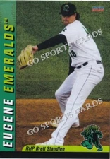 2023 Eugene Emeralds Brett Standlee RC Rookie San Francisco Giants Minor League