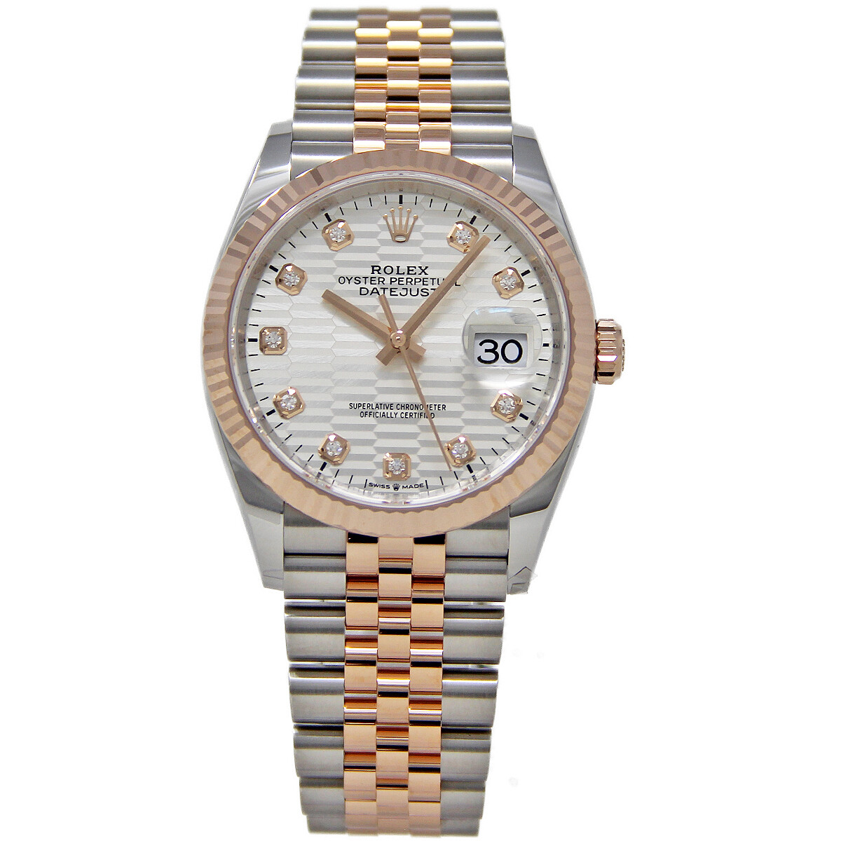 モナルシーダSALA Rolex 126231 NEW *2024WARNTY Datejust 36mm ROSE Gold FLUTED