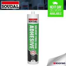 Soudal Grip All Solvent Free Fast Curing Grab Adhesive High Strength White 290ml