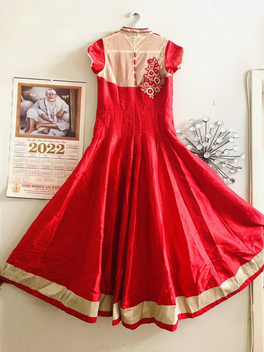 Buy Red Long Dress Online In India - Etsy India