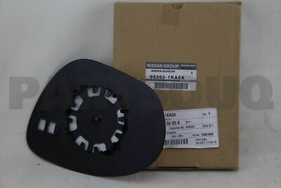 963651KA0A Genuine Nissan GLASS-MIRROR,RH 96365-1KA0A | eBay