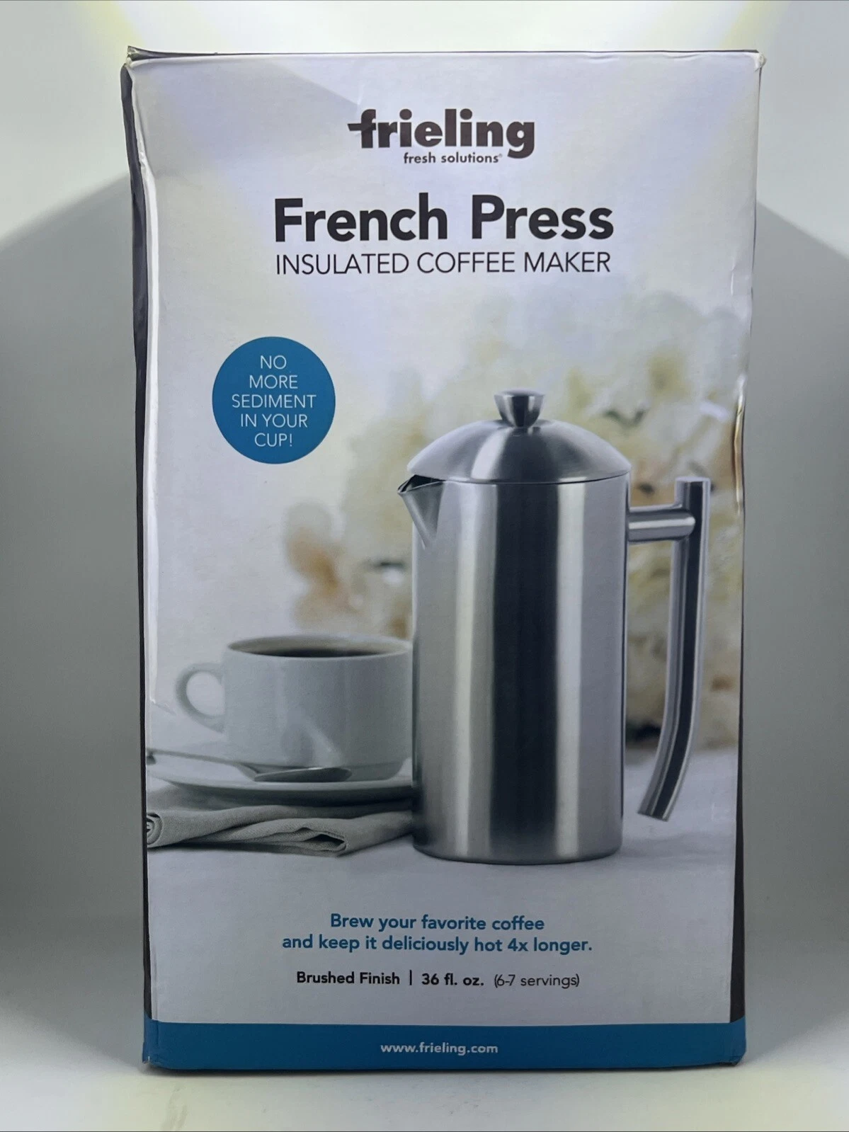 Frieling Brushed Stainless Steel 36 Oz. French Press (P)