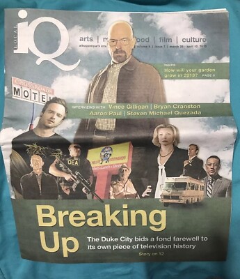 BREAKING  BAD  MAGAZINE - BREAKING  UP  FAREWELL  -  LOCATIONS- 11 Pages Of 32