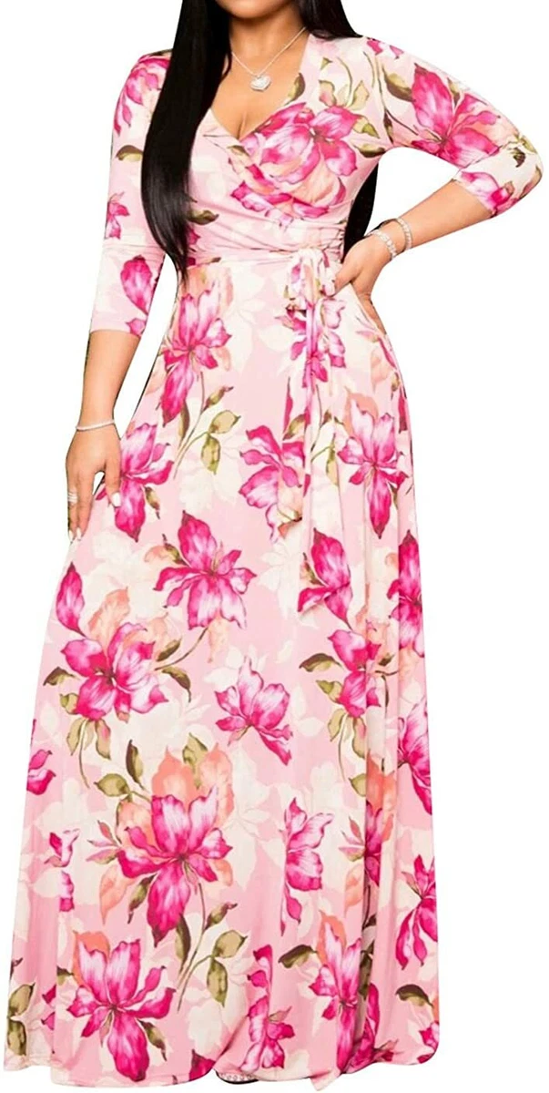 Plus size floor clearance length maxi dresses