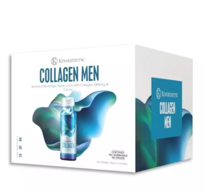 KINOHIMITSU J'Pan Collagen Men Drink Botanical Beverage Apple Juice 50ml x 16's