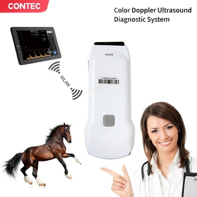CE Veterinärfarbe Ultraschall-Scanner Handheld Wireless Machine Dual-Probe-Tier