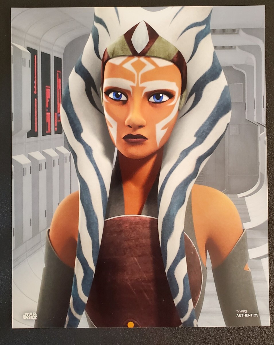 star wars rebels AHSOKA TANO clone wars TOPPS AUTHENTICS photo
