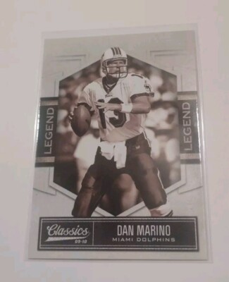 2010 Panini Classics #212 Dan Marino Legend #/999 Dolphins HOF