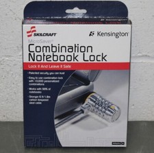  6 Kensington MicroSaver Notebook / Laptop Combination Locks, 6ft Steel Cable
