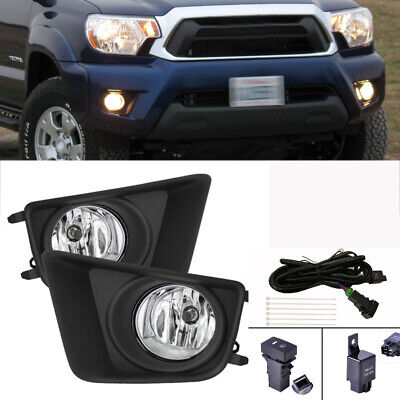 Tacoma Fog Light Bumper Lamps Kit 880 Halogen Fog Lights for Tacoma 2012-2015 with Wiring harness & Switch 