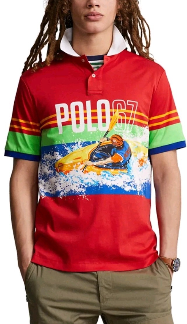 Polo Ralph Lauren Classic Fit Colorado Kayak 67 Print Cotton