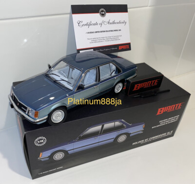 Biante Holden VC SL/E Commodore Nocturn Blue /Atlantis Blue Shadowtone 1:18 Rare
