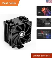 SE-224-XTS Black CPU Cooler With 4 Heatpipes  Low-Noise PWM Fan for Intel/AMD