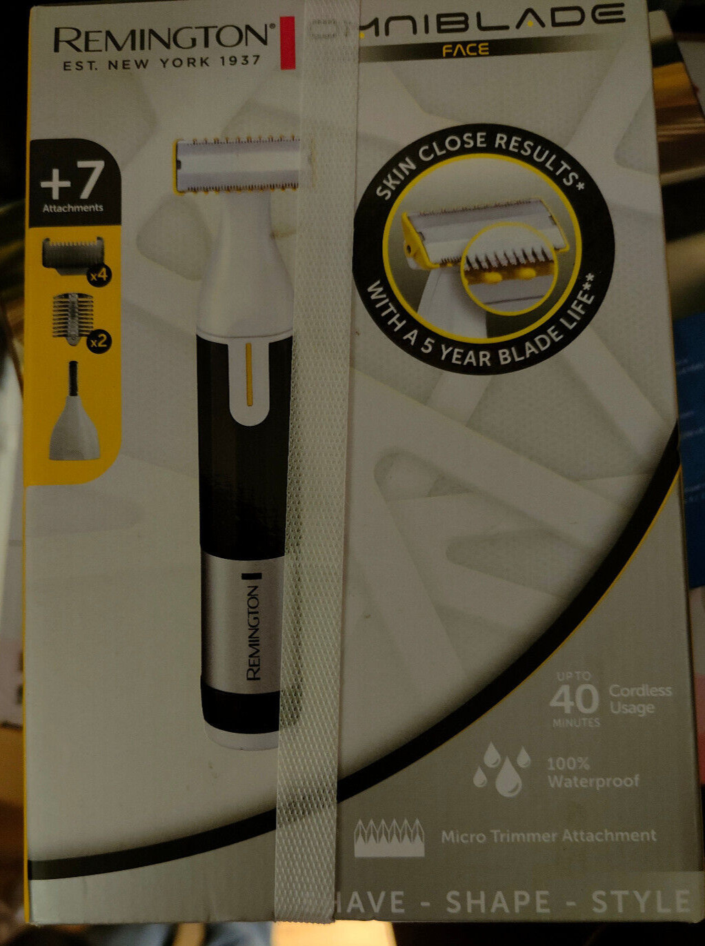 Tondeuse hybride Omniblade Face Remington rasoir électrique barbe et moustache