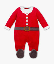 C&A Weihnachten Strampler Nikolaus Weihnachtsmann Kostüm Overall Einteiler Gr 62