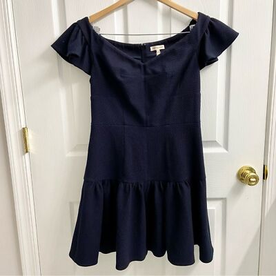 Rebecca Taylor Off the Shoulder Tiered Dress Size 10 NWT Navy Blue Drop Waist | eBay Rebecca Taylor Off the Shoulder Tiered Dress Size 10 NWT Navy Blue Drop Waist | eBay