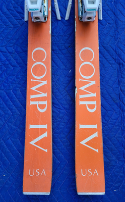 Vintage Olin Mark IV Comp Skis Tyrolia 480 Bindings 170CM 65