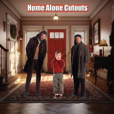 Custom Home Alone Life Size Christmas Cutouts|  Kevin | Marv | Harry | Michael