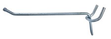  100 PACK 4 Inch All Metal Peg Hooks 1/8 to 1/4" Pegboard, Slatwall, Garage kit